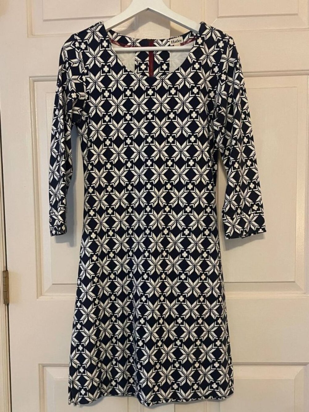 Hatley Small Nautical Classic Geometric Print Dress fall winter